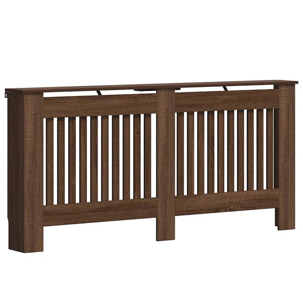 vidaXL Patterinsuoja Ruskea tammi 172x19x81,5cm Tekninen puu