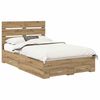 vidaXL S&auml;ngyn runko Artisan tammi 4FT Small Double Tekninen puu