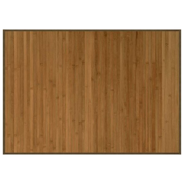 vidaXL Matto suorakaide ruskea 70x100 cm bambu