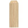 vidaXL Senkki LED-valoilla Sonoma-tammi 181,5x37x100 cm