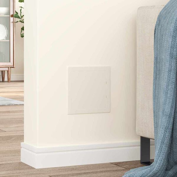 vidaXL P&auml;&auml;sypaneelit 2 pcs Valkoinen 15 x 15 cm ABS-muovi