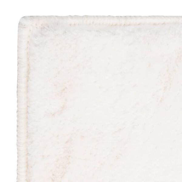 vidaXL Matto j&auml;niksen tekoturkis 200x300 cm kerma