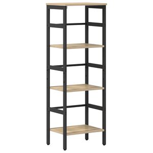 vidaXL Kirjahylly 3 tasoa 40 x 29,5 x 115 cm Tekninen puu