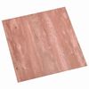 vidaXL Lattiapaneelit 55 pcs Punainen 5,11 m&sup2; Polyvinyylikloridi
