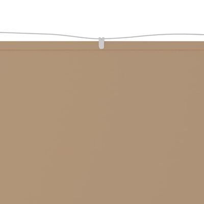 vidaXL Pystymarkiisi harmaanruskea 100x1200 cm Oxford kangas