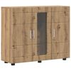 vidaXL puinen kaappi Artisan tammi 88,5 x 30,5 x 73 cm Tekninen puu