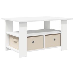 vidaXL Sohvap&ouml;yt&auml; Valkoinen 77 x 55 x 42 cm Tekninen puu