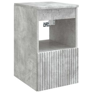 vidaXL Kylpyhuonekaappi Betoninharmaa 30 x 35 x 50 cm Tekninen puu