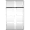 vidaXL Seinäpeili musta 50x80 cm suorakulmio rauta