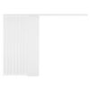vidaXL Pystykaihtimet Valkoinen Kangas 120x180 cm