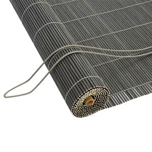 vidaXL Rullaverho Harmaa 40 x 160 cm Bambu