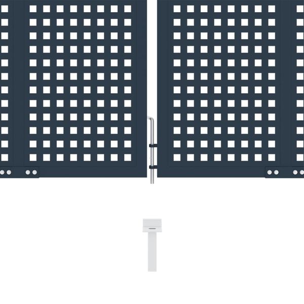 vidaXL Aitaportti antrasiitti 306x250 cm ter&auml;s