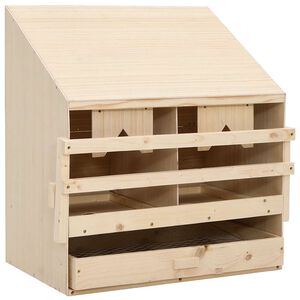 vidaXL Kanan munintapes&auml; 2 osastoa 63x40x65 cm m&auml;nty