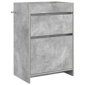 vidaXL Kylpyhuoneen allaskaappi Betoninharmaa 56 x 37,5 x 81 cm