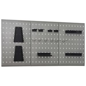 vidaXL Sein&auml;&auml;n kiinnitett&auml;v&auml;t ty&ouml;kalutaulut 3 kpl 40x58 cm ter&auml;s