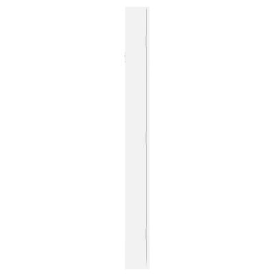 vidaXL Peilikorukaappi seinäkiinnitettävä valkoinen 37,5x10x106 cm