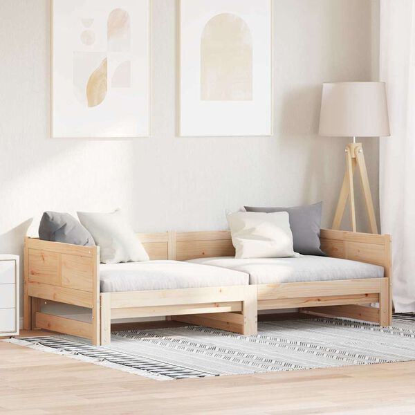 vidaXL Vedett&auml;v&auml; p&auml;iv&auml;s&auml;nky Ruskea 203,5 x 184 x 56,5 cm