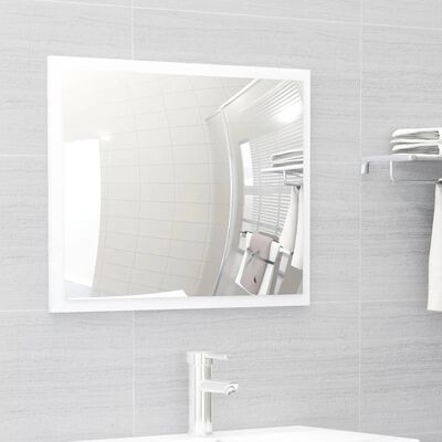vidaXL Kaksiosainen kylpyhuoneen kalustesarja valkoinen lastulevy