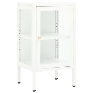 vidaXL Senkki 38x35x70 cm metalli ja lasi