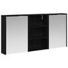 vidaXL Kylpyhuoneen kaappisetti 3 kpl 126 x 16 x 62.5 cm Tekninen puu