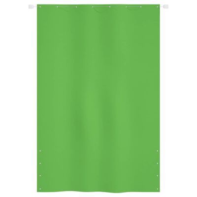 vidaXL Parvekkeen suoja vaaleanvihreä 160x240 cm Oxford kangas