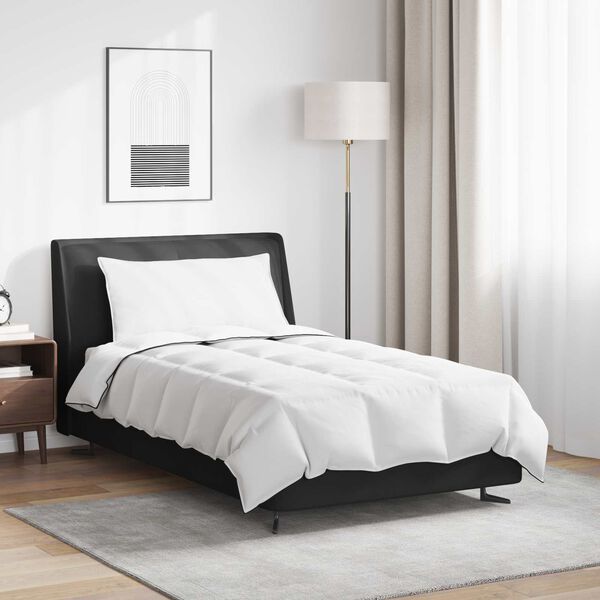 vidaXL Talvityyny tyynyll&auml; 2 pcs Valkoinen Untuvah&ouml;yhen