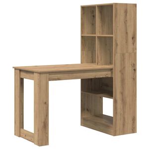 vidaXL P&ouml;yt&auml; Artisan tammi Tekninen puu 122 x 67 x 145 cm
