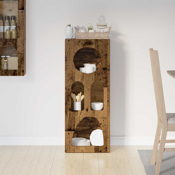 vidaXL Sivup&ouml;yt&auml; Vanha puu 40 x 35 x 100.5 cm Tekninen puu