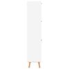 vidaXL Kenk&auml;kaappi valkoinen 52x25x120 cm tekninen puu