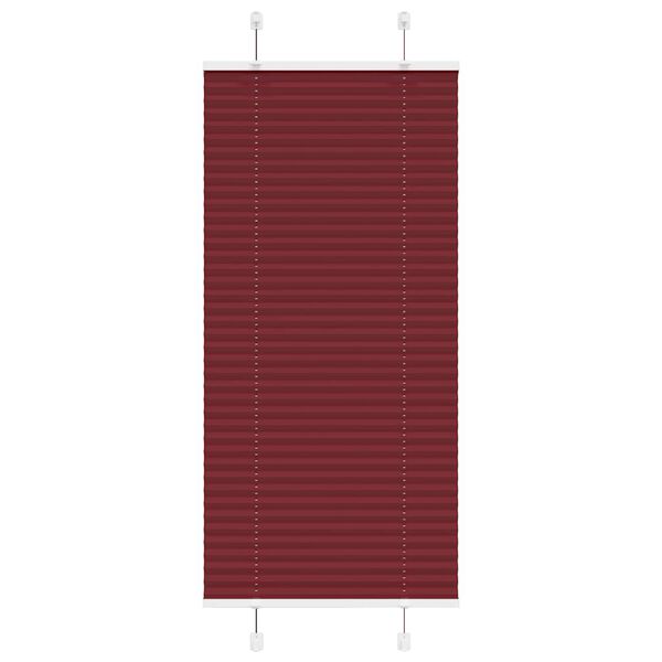 vidaXL laskostettu blind Bordeaux Red 60x150 cm Kankaan leveys
