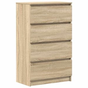 vidaXL Senkki Sonoma-tammi 60x35x98,5 cm tekninen puu