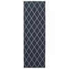 vidaXL Mattojuoksija ORIZ 1150 gsm Musta verkko-kuosi