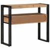 vidaXL Konsolip&ouml;yt&auml; hyllyll&auml; Ruskea 90 x 33 x 75 cm Tihe&auml; akasiapuu