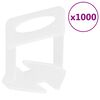 vidaXL Laattojen tasoitusklipsit 1000 kpl 2 mm