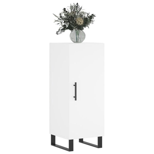 vidaXL Senkki valkoinen 34,5x34x90 cm tekninen puu