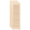 vidaXL kaapin ovet s&auml;leikk&ouml; Design 4 kpl 99x29,5 cm massiivipuu m&auml;nty