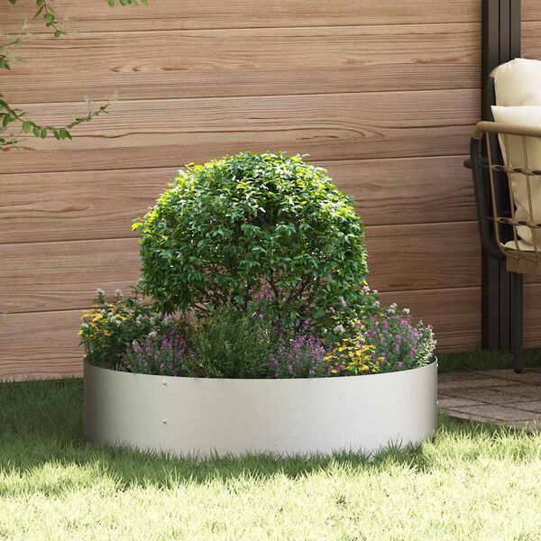 vidaXL Puutarhan istutuskasvit 5 pcs Hopea 80 x 80 x 12 cm