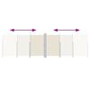 vidaXL Sisäänvedettävä sivumarkiisi kerma 180x600 cm