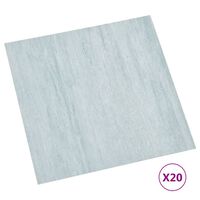 vidaXL Itsekiinnittyvä lattialankku 20 kpl PVC 1,86 m² vihreä