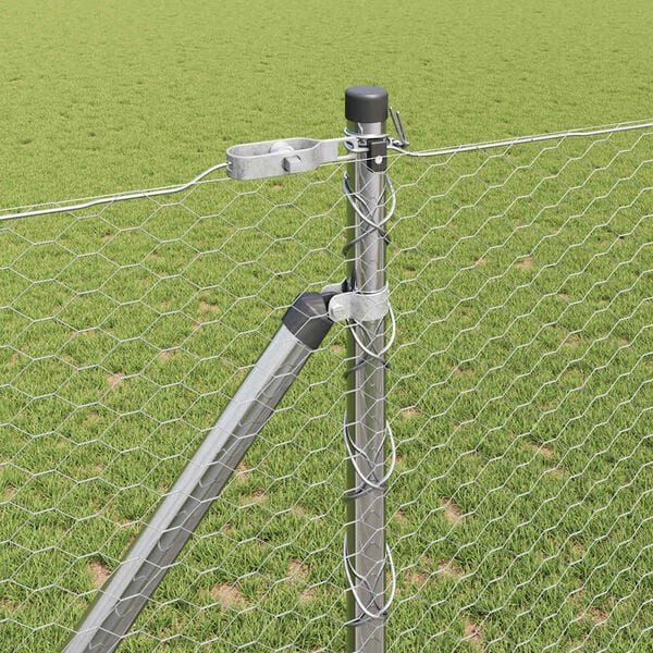 vidaXL Aitalatu Hopea 100 x 1,4 m (25 mm verkko) Ter&auml;s