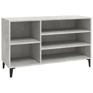 vidaXL Kenk&auml;kaappi betoninharmaa 102x36x60 cm tekninen puu