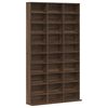 vidaXL CD-hylly ruskea tammi 102x23x177,5 cm tekninen puu
