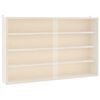 vidaXL Puinen ker&auml;ilij&auml;n vitriini ovilla 60x8,5x37cm