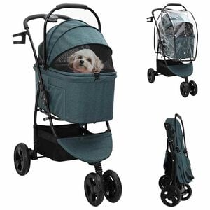 vidaXL K&auml;yt&auml;v&auml; lemmikkiratkaisu Vihre&auml; 78 x 54 x 101 cm Polyesteri