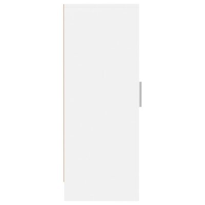 vidaXL Kenkäkaappi valkoinen 32x35x92 cm lastulevy