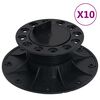 vidaXL S&auml;&auml;dett&auml;v&auml;t terassin jalat 10 kpl 60&ndash;88 mm
