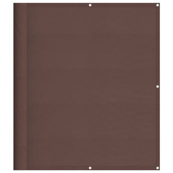 vidaXL Parvekesuoja ruskea 120x800 cm 100% polyesteri Oxford kangas