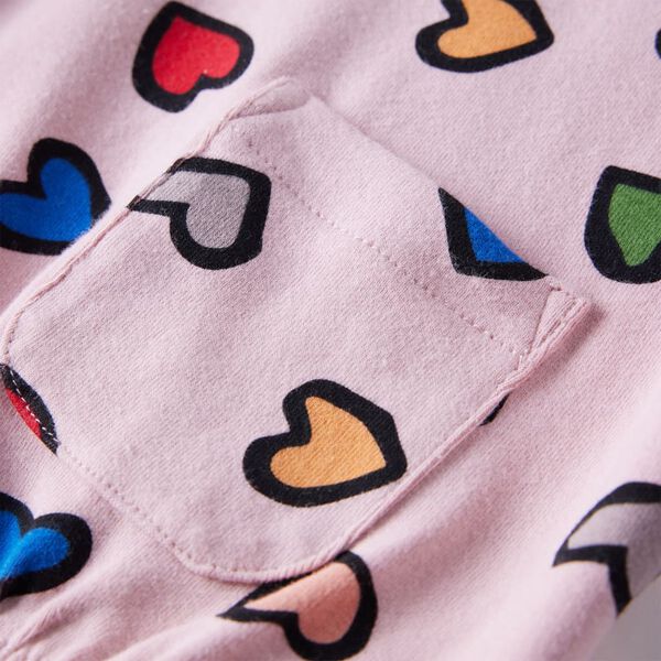 Lasten collegepaita pinkki 140