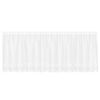 vidaXL Verkkoverho verhoilla Valkoinen 80 x 400 cm Polyesteri