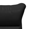 vidaXL Nojatuoli Musta 69 x 74 x 93 cm Keinonahka